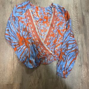 Free people flowy shirt